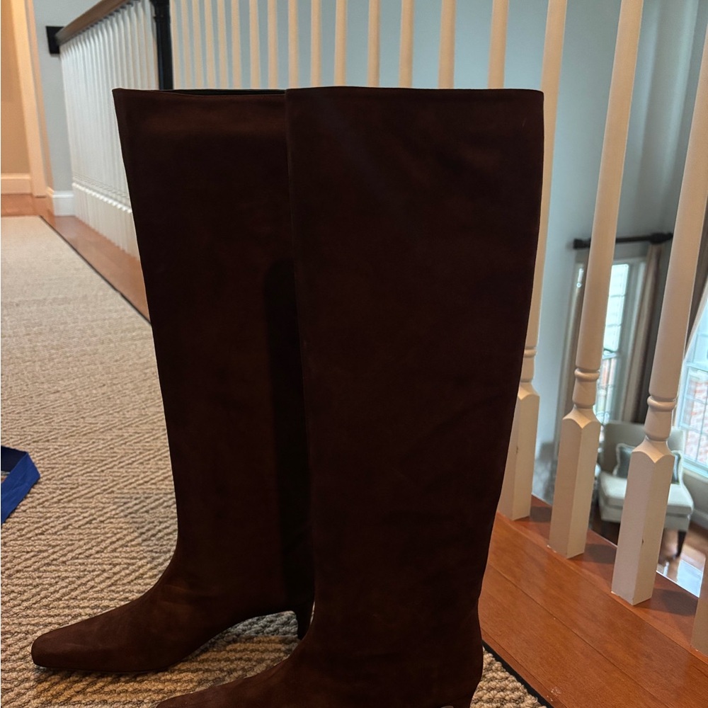 STAUD size 39 (women’s 9) knee high WALLY BOOT, MAHOGANY (never worn)